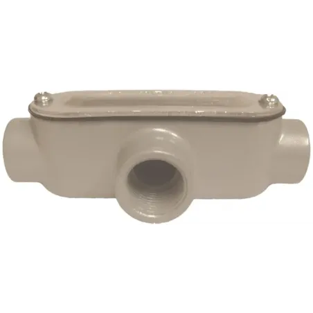 CAJA CONDULET TIPO T C/TYE ALUMINIO 1/2" NEMA 4, UL