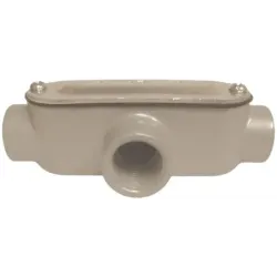 CAJA CONDULET TIPO T C/TYE ALUMINIO 3/4" NEMA 4, UL